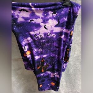Purple Halloween Themed Leggings 4x